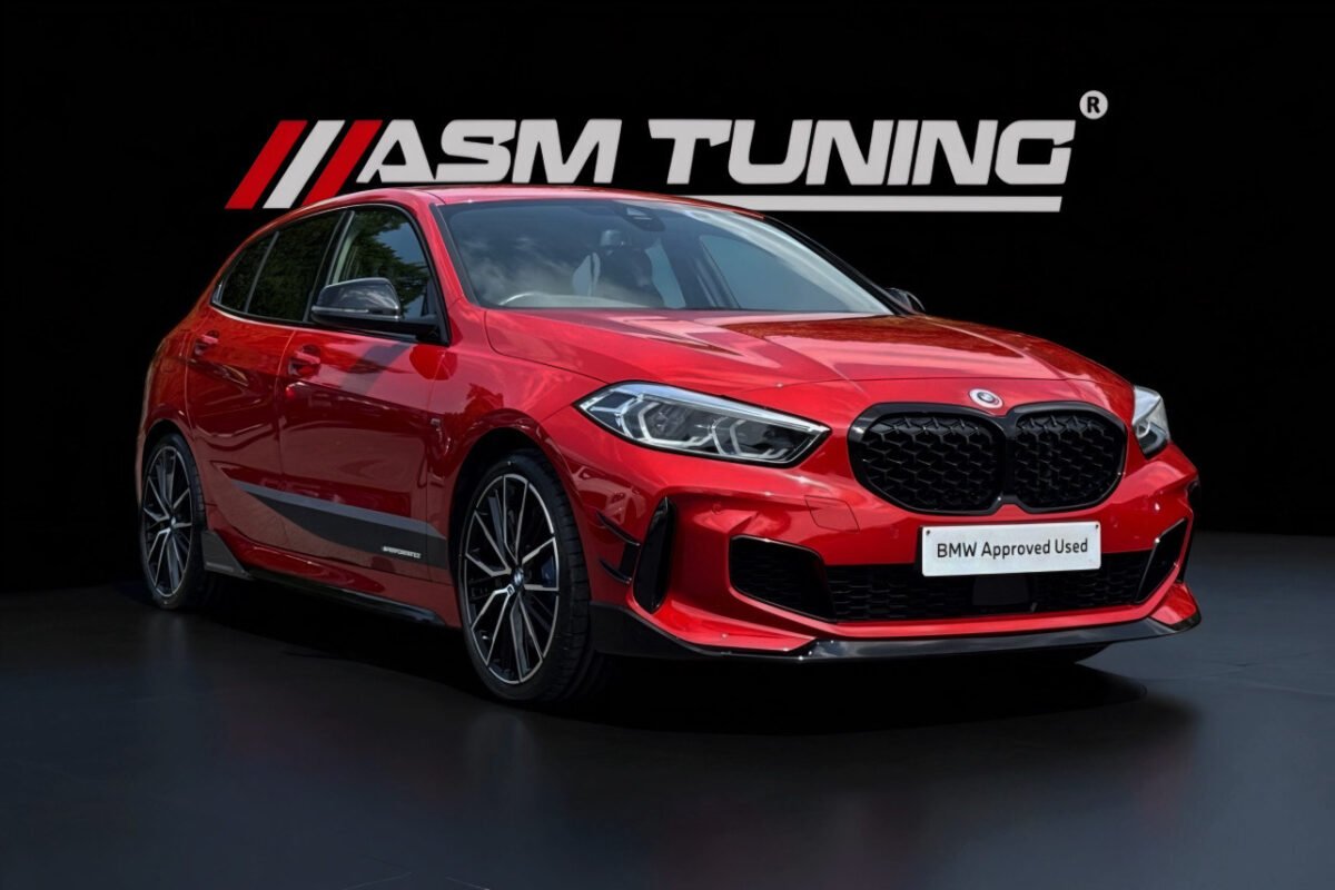 BMW Seria 1 F40 echipat cu body kit carbon complet – splitter, eleron și difuzor by ASM Tuning