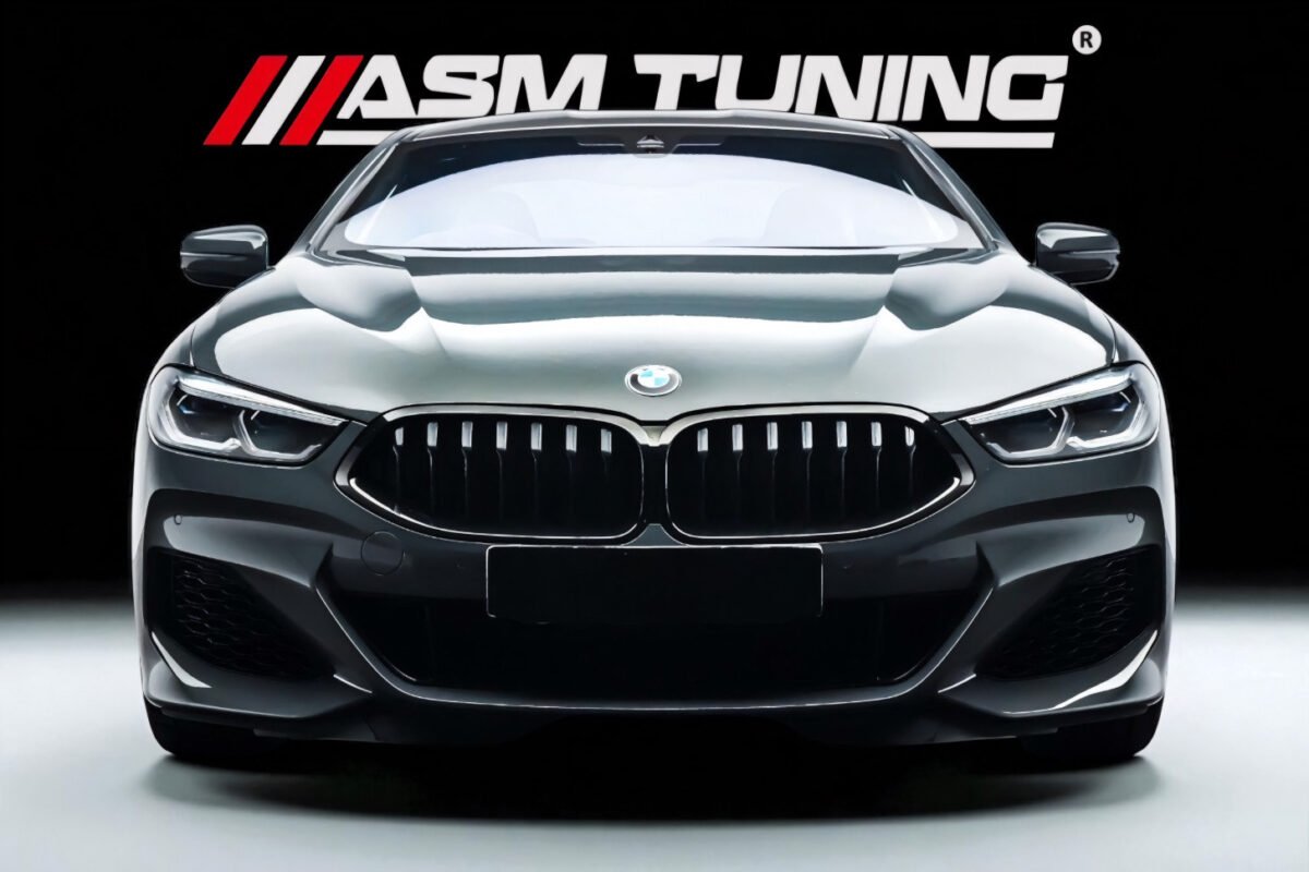 BMW Seria 8 G15 echipat cu splitter frontal, difuzor spate și eleron din carbon real – colecție premium ASM Tuning pentru modelele G14, G15, G16