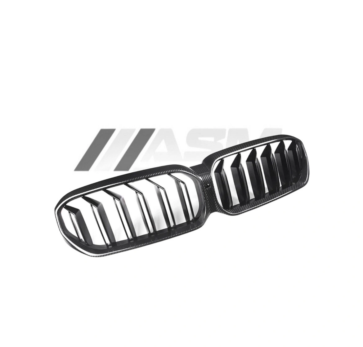 grila-carbon-f90-m5-double-slat Grilă Frontală din Fibră de Carbon BMW F90 M5 / G30 Seria 5 LCI - imagine 1