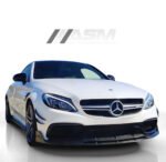 Splitter Față Carbon Mercedes C63 AMG W205 Coupe - V Style - imagine 2