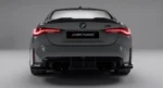 Spoiler din fibră de carbon montat pe BMW pentru tuning auto de la ASM Tuning