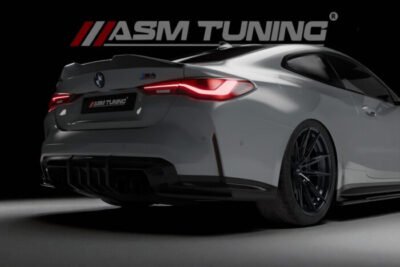Difuzor spate din fibră de carbon pentru BMW M3 G80 și M4 G82 – design agresiv, testat aerodinamic, produs premium ASM Tuning România