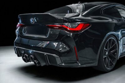 Capac portbagaj din fibră de carbon stil CSL pentru BMW M3 G80 și M4 G82 – greutate redusă, design motorsport ASM Tuning România