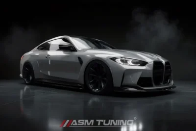 BMW M4 și Porsche 911 echipate cu upgrade-uri aerodinamice din fibră de carbon – caroserie optimizată ASM Tuning România 2026